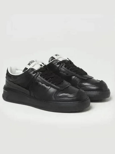 Fantastic Green Panel Low Top Sneakers Black - MSGM - BALAAN 2