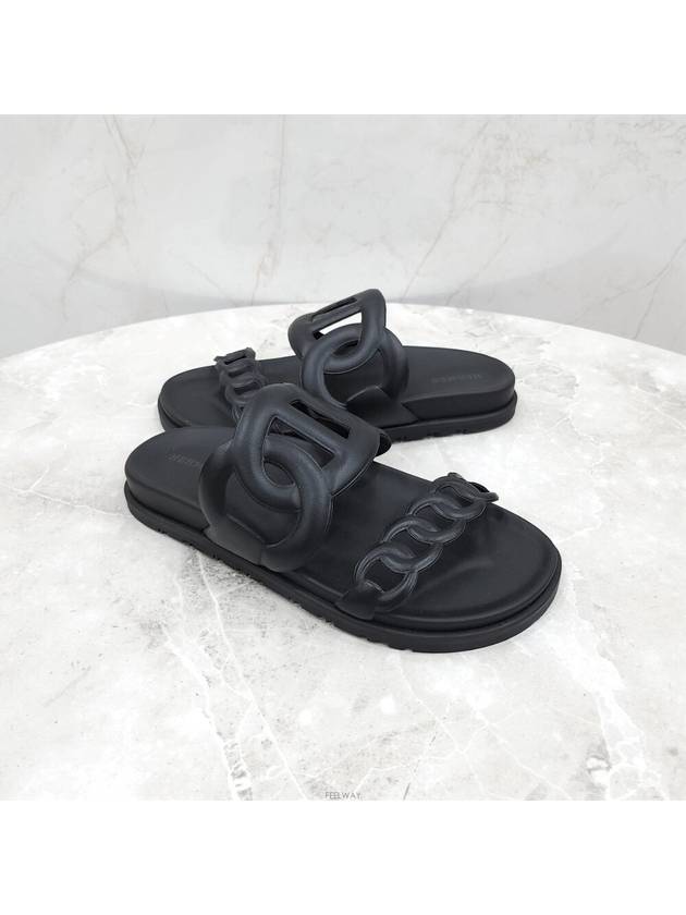 Lux You New Product 37 Extra Nappa Sandals Black H222302Z - HERMES - BALAAN 3