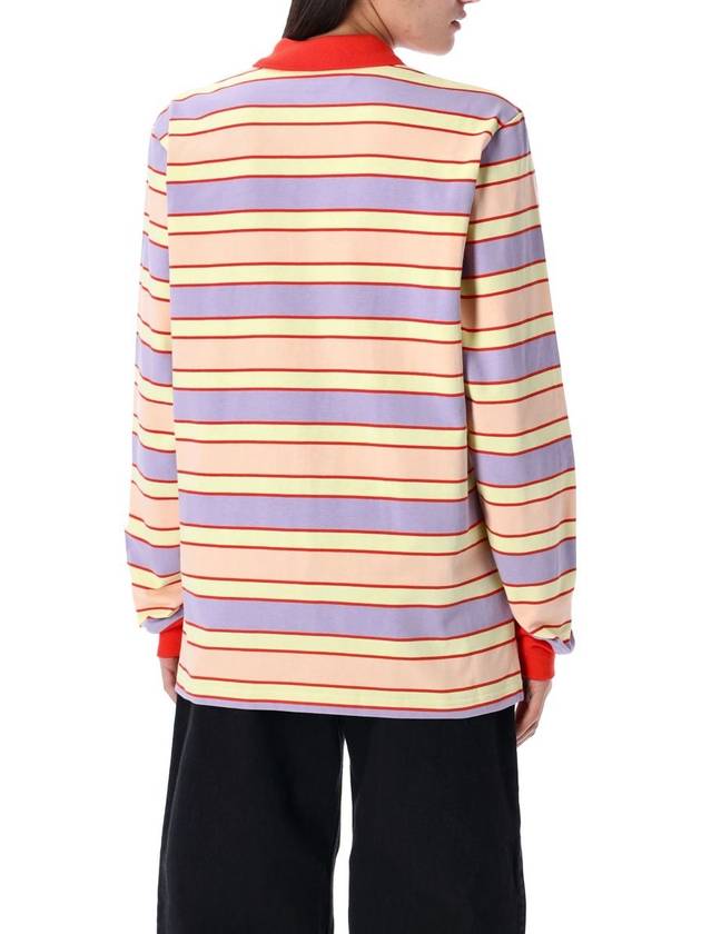 JW Anderson Contrast Trim Striped Polo Top - JW ANDERSON - BALAAN 2