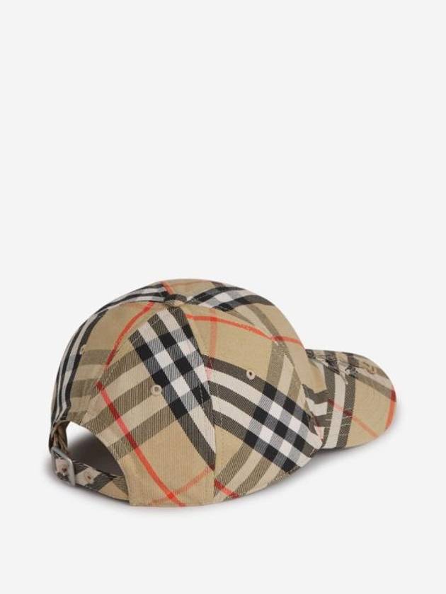 Vintage Check Base Ball Cap Beige - BURBERRY - BALAAN 3