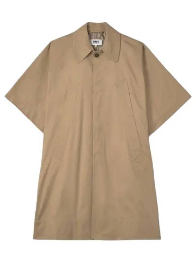 MM6 short sleeve trench coat beige - MAISON MARGIELA - BALAAN 1