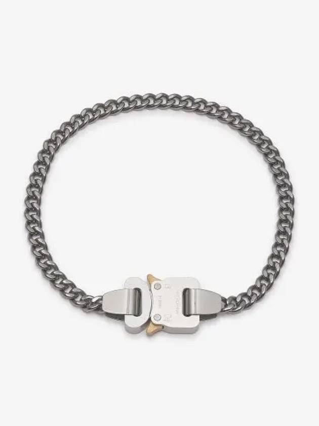 Metal Buckle Necklace Silver - 1017 ALYX 9SM - BALAAN 2