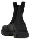 Women's Rubber City Chelsea Boots Black - GANNI - BALAAN 3