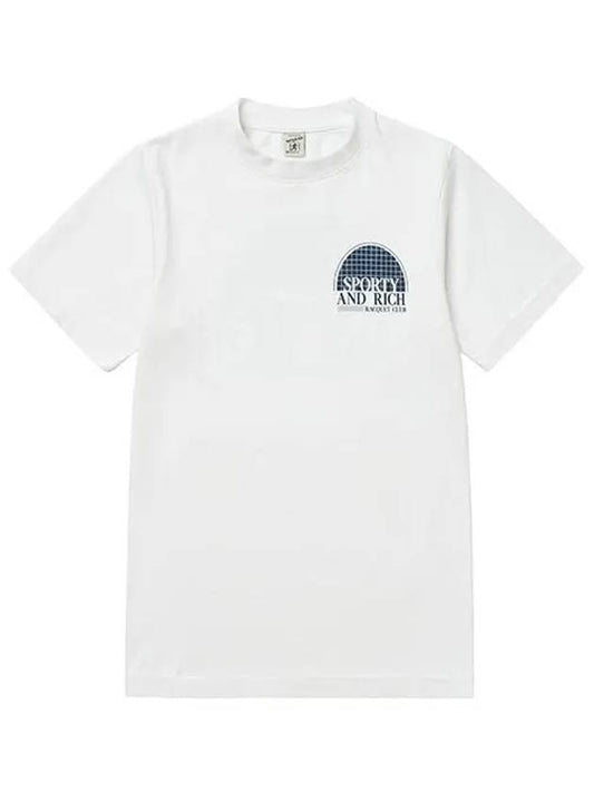 Racket Club Short Sleeve T-Shirt White - SPORTY & RICH - BALAAN 1