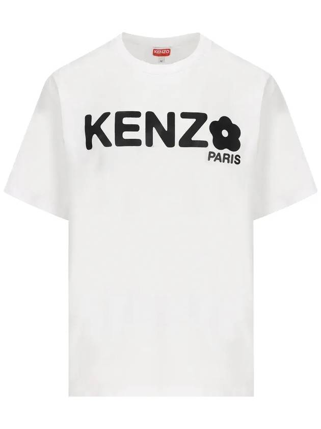 Boke Flower 2.0 Oversized Fit Short Sleeve T-Shirt White - KENZO - BALAAN 1