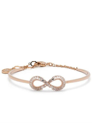 Hyperbola Infinity Bangle Bracelet Rose Gold - SWAROVSKI - BALAAN 1