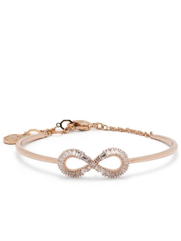 Hyperbola Infinity Bangle Bracelet Rose Gold - SWAROVSKI - BALAAN 1