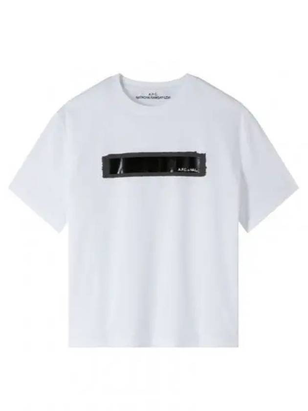 Jean Short Sleeve T-Shirt White - A.P.C. - BALAAN 2