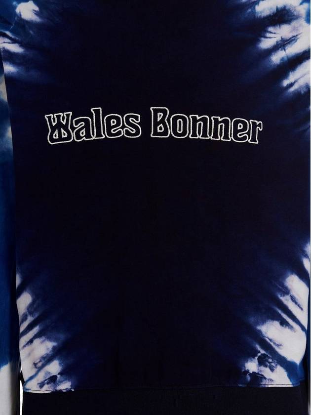 Wales Bonner Logo Embroidery Tie Dye Sweatshirt - WALES BONNER - BALAAN 4