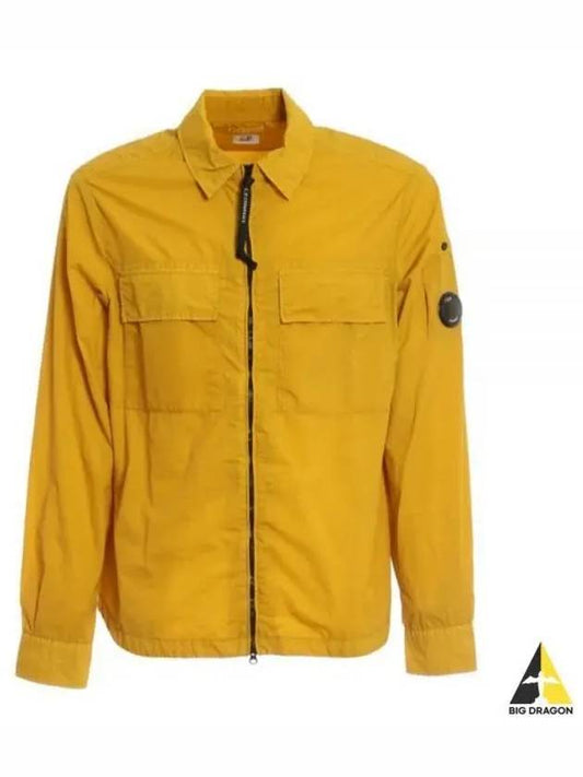 Men's Zip-Up Jacket Yellow - CP COMPANY - BALAAN 2