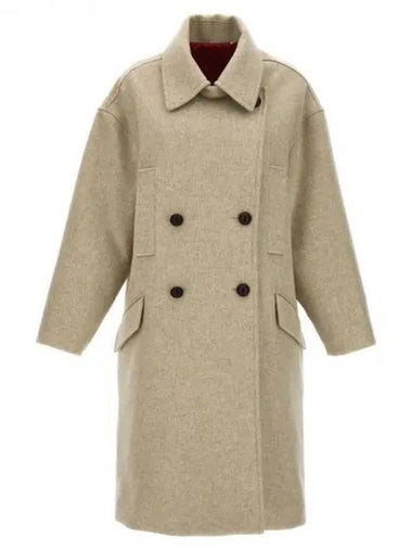 FABIOLA DOUBLE WOOL COAT - ISABEL MARANT - BALAAN 1