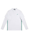 Men's Liam Regular Fit Long Sleeve PK Shirt White - J.LINDEBERG - BALAAN 1