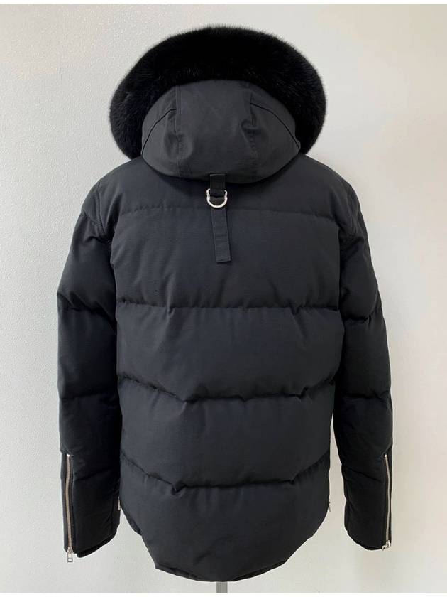 3Q Men s Black Fur Down Padded Jacket M - MOOSE KNUCKLES - BALAAN 5