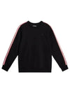 Sneaky Crew Neck Sweatshirt Black - J.LINDEBERG - BALAAN 2