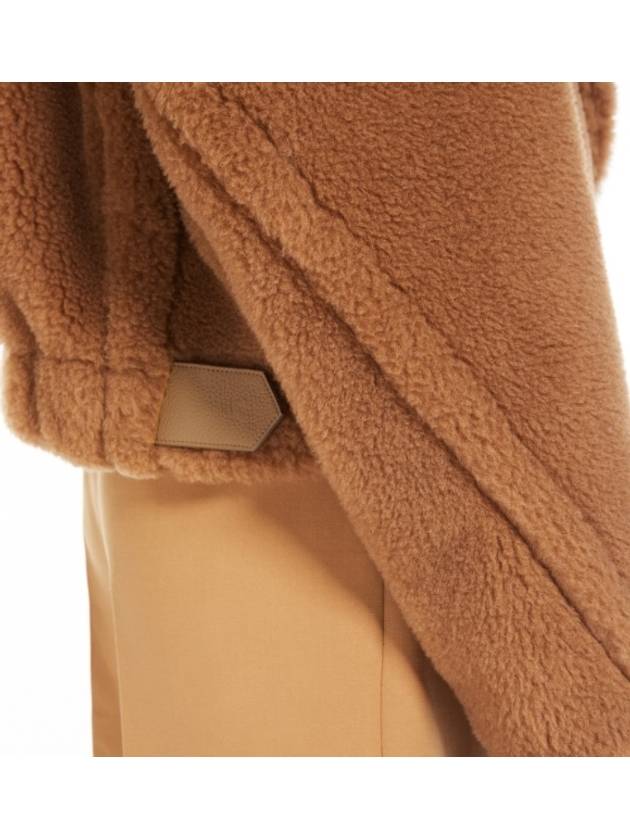 Gardone Crop Teddy Jacket Camel - MAX MARA - BALAAN 5