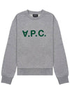 Elisa Logo Print Sweatshirt Grey - A.P.C. - BALAAN 11