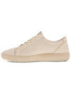 Women's Soft 7 Low Top Sneakers Beige - ECCO - BALAAN 5