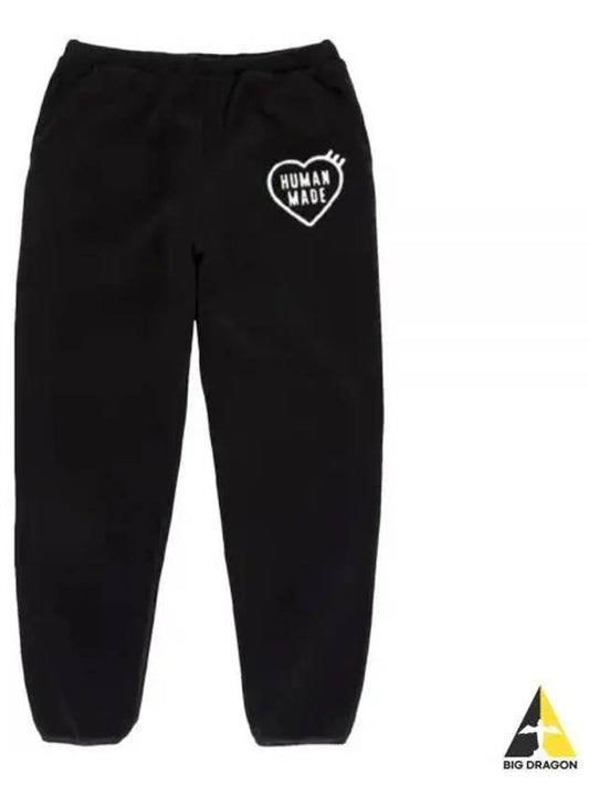 Fleece Sweat Track Pants Black - HUMAN MADE - BALAAN 2