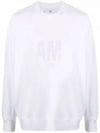 Paris Logo Sweatshirt White - AMI - BALAAN 2