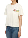 Embroidery Logo Short Sleeve T-Shirt White - A.P.C. - BALAAN 5