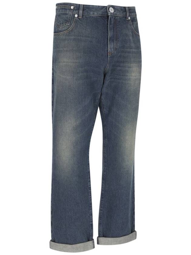 23 fw Blue Denim Used Jeans BH0MI044DD936KD B0480941163 - BALMAIN - BALAAN 3