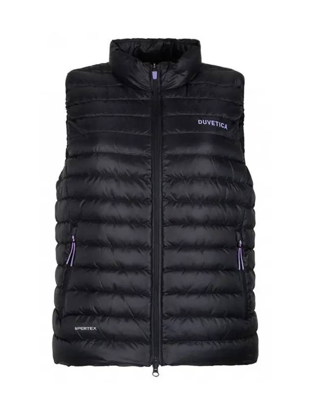 Neass Logo Padded Vest Black - DUVETICA - BALAAN 3