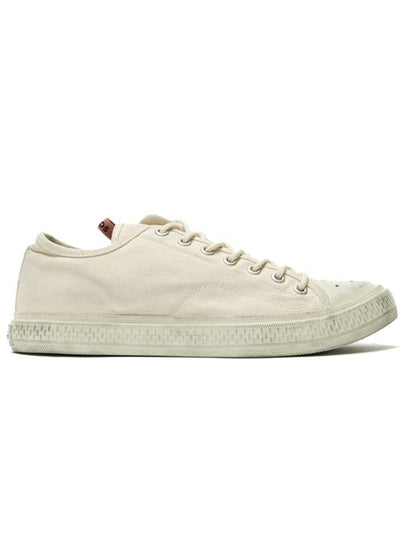 Vintage Canvas Low Top Sneakers White - ACNE STUDIOS - BALAAN 2