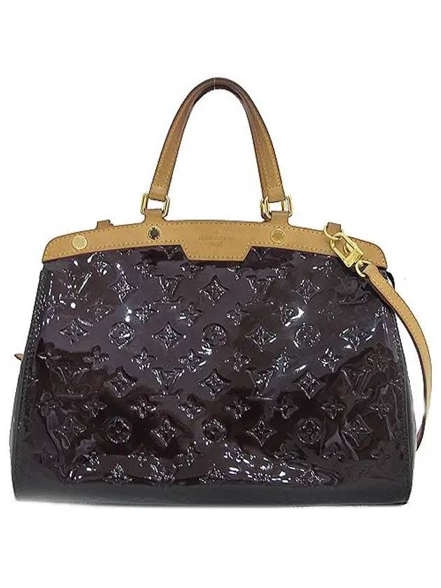 M91619 Monogram Vernis Amarantte Brea MM 2WAY - LOUIS VUITTON - BALAAN 2