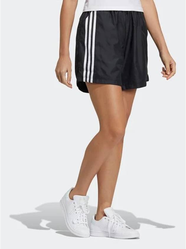 Trefoil Print Shorts Black - ADIDAS - BALAAN 8