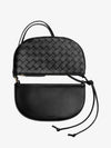 Intrecciato Shoulder Bag Black - BOTTEGA VENETA - BALAAN 3