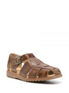 Pacific Buckle Gladiator Sandals Brown - PARABOOT - BALAAN 2