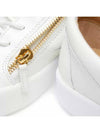 Leather Zipper Frankie Low Top Sneakers White - GIUSEPPE ZANOTTI - BALAAN 8