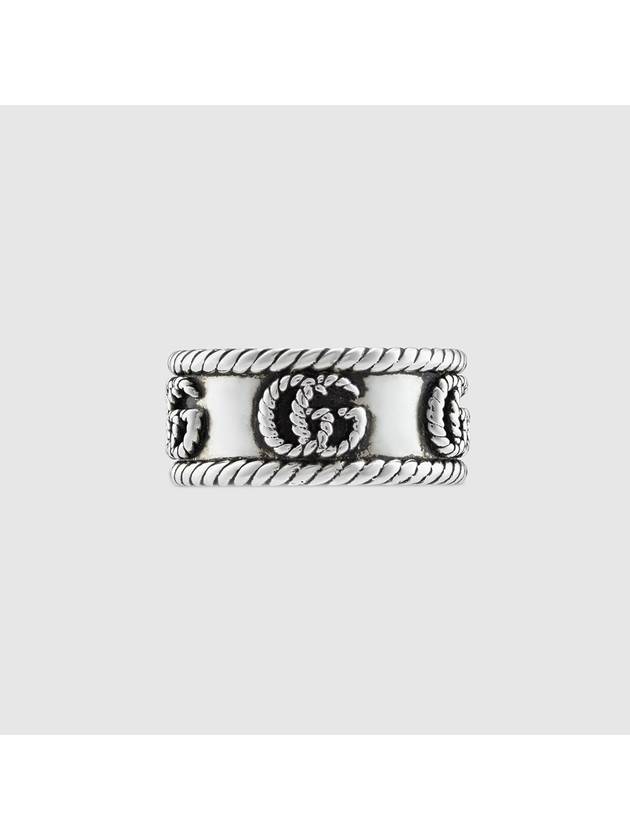 Double G Ring Silver YBC627729001 - GUCCI - BALAAN 2