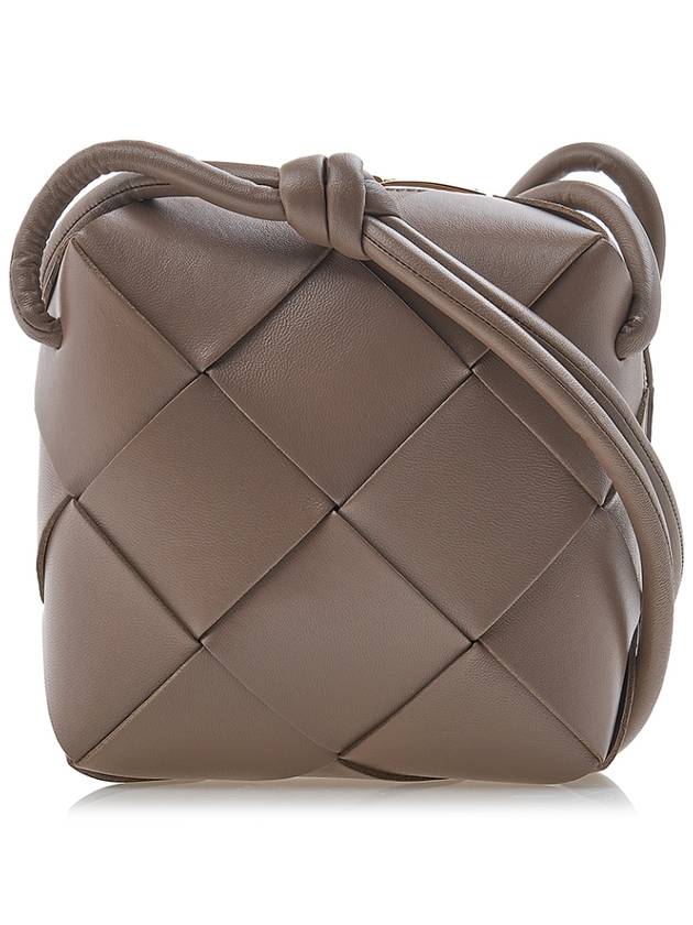 Cassette Intrecciato Mini Shoulder Bag Brown - BOTTEGA VENETA - BALAAN 4