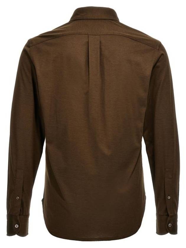 Long Sleeve Shirt JBL001JMS001S23KB386 Brown - TOM FORD - BALAAN 3