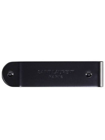 Metal ID Money Clip Black - SAINT LAURENT - BALAAN 1