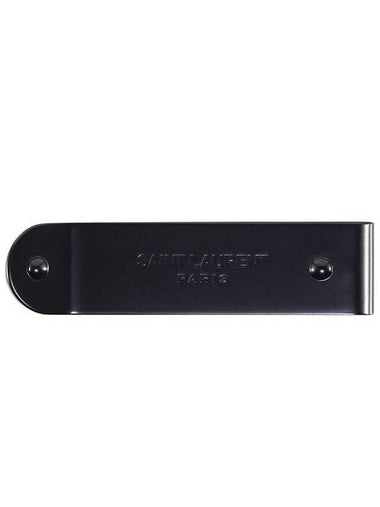 ID Money Metal Clip Black - SAINT LAURENT - BALAAN 1