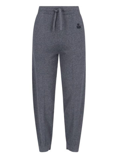 Kira Logo Track Pants Charcoal - ISABEL MARANT - BALAAN 2