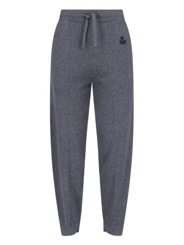 Kira Logo Track Pants Charcoal - ISABEL MARANT - BALAAN 2