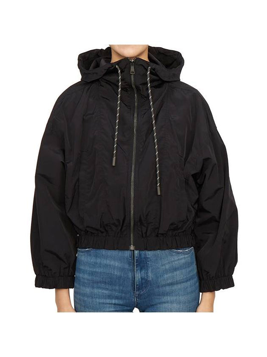 Maiella Hooded Jacket Black - MAX MARA - BALAAN 1