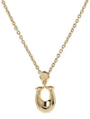 Signature Crystal Necklace Gold - COACH - BALAAN 5