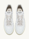 Medalist Leather Low Top Sneakers White - AUTRY - BALAAN 6