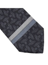 All Over Logo Silk Jacquard Tie Black - VIVIENNE WESTWOOD - BALAAN 6