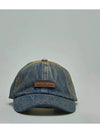 Logo Patch Denim Cap Hat C40355 - ACNE STUDIOS - BALAAN 2