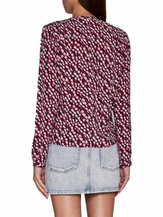 Tunic HT0221FA B1J02E 40RY Free Raspberry - ISABEL MARANT - BALAAN 4