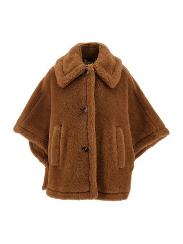 Tenebrae4 Teddy Fur Jacket Brown - MAX MARA - BALAAN 1