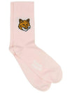 Socks NM06403KT0010 P628 Pink - MAISON KITSUNE - BALAAN 1