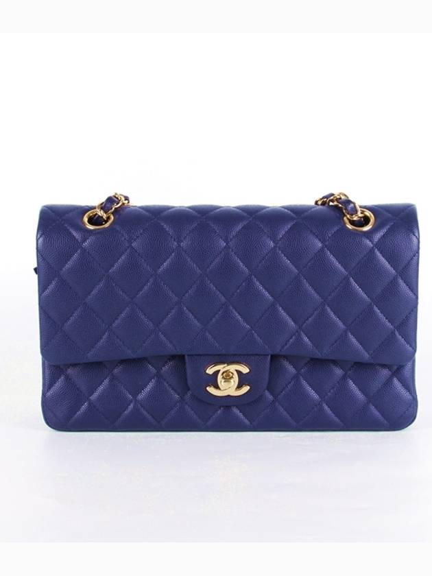 Classic medium caviar gold plated navy 31st class 21st model - CHANEL - BALAAN 1