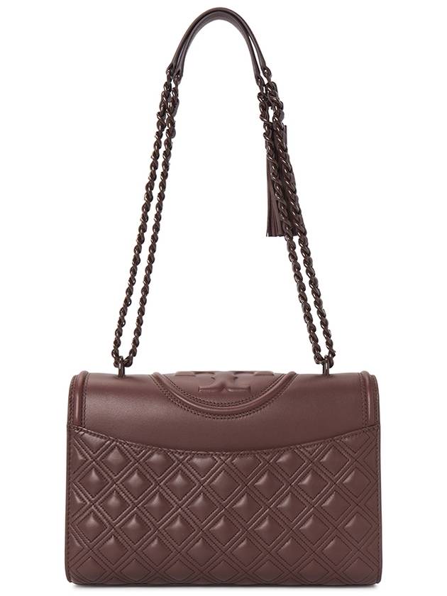 Fleming Chain Shoulder Bag Brown - TORY BURCH - BALAAN 5