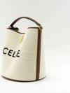 Textile Logo Canvas 16 Bucket Bag 195572ERH - CELINE - BALAAN 3